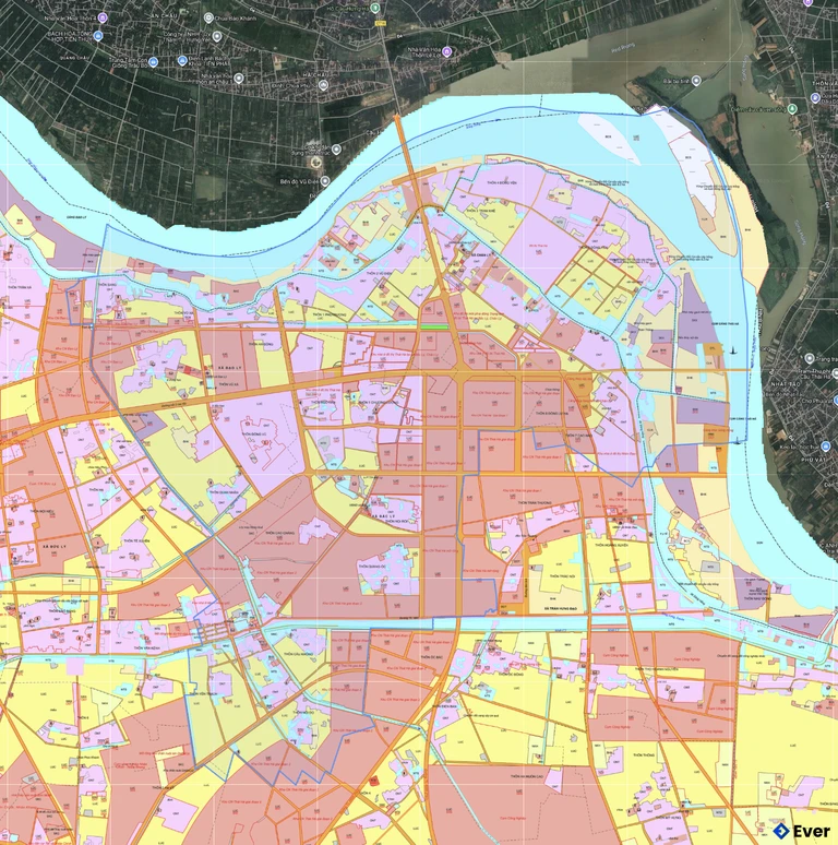Bản đồ quy hoạch xã Bắc Lý