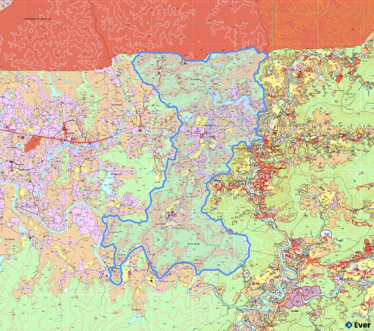 Bản đồ quy hoạch xã Biển Động