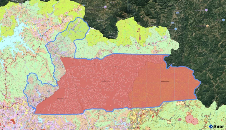Bản đồ quy hoạch xã Biên Sơn