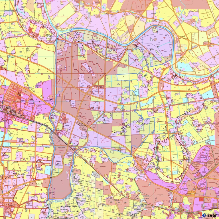 Bản đồ quy hoạch xã Bình An