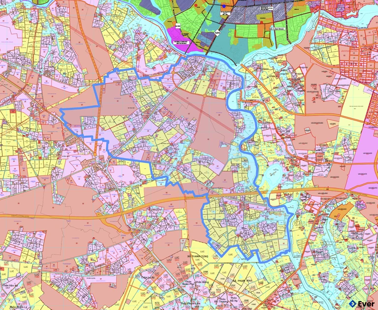 Bản đồ quy hoạch xã Bình Giang, Hải Phòng sau sáp nhập