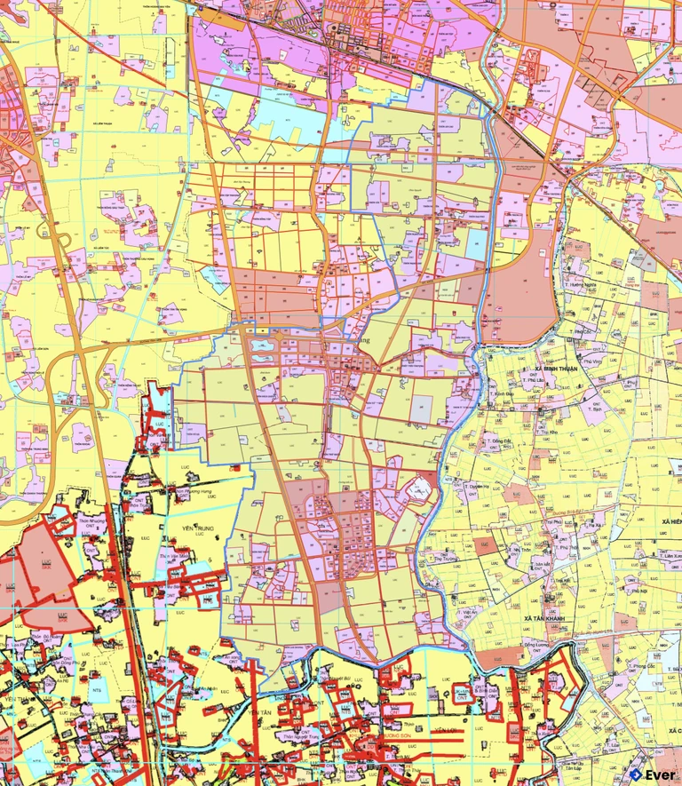 Bản đồ quy hoạch xã Bình Sơn