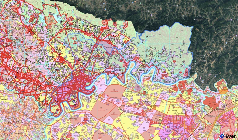 Bản đồ quy hoạch xã Bố Hạ