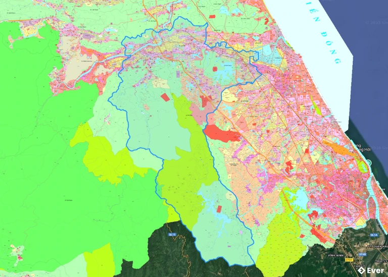 Bản đồ quy hoạch xã Bố Trạch