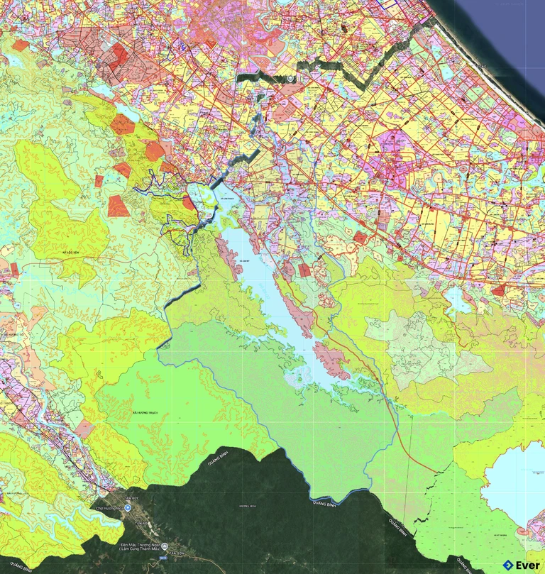 Bản đồ quy hoạch xã Cẩm Duệ