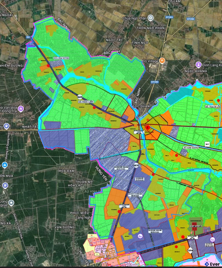 Bản đồ quy hoạch xã Cẩm Giàng, Hải Phòng sau sáp nhập