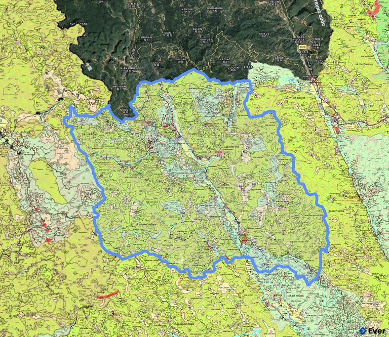 Bản đồ quy hoạch xã Cần Yên