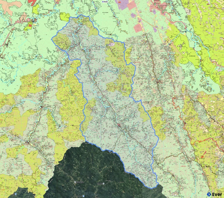 Bản đồ quy hoạch xã Canh Tân