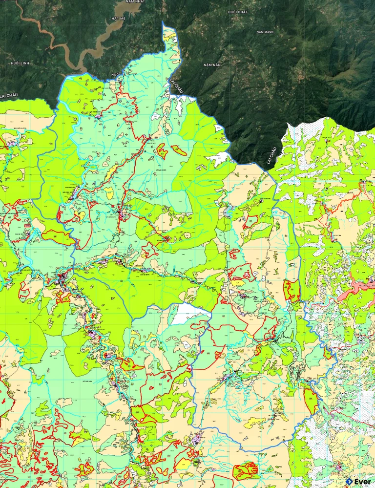Bản đồ quy hoạch xã Chà Tở