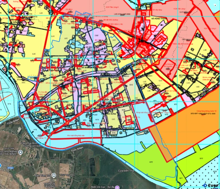 Bản đồ quy hoạch xã Chấn Hưng, Hải Phòng sau sáp nhập