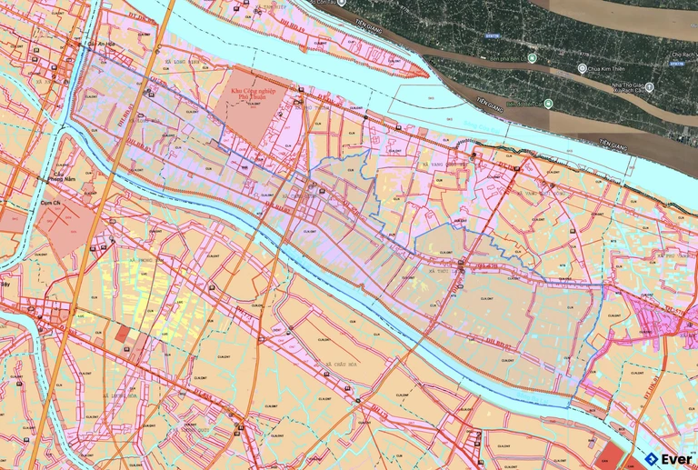 Bản đồ quy hoạch xã Châu Hưng