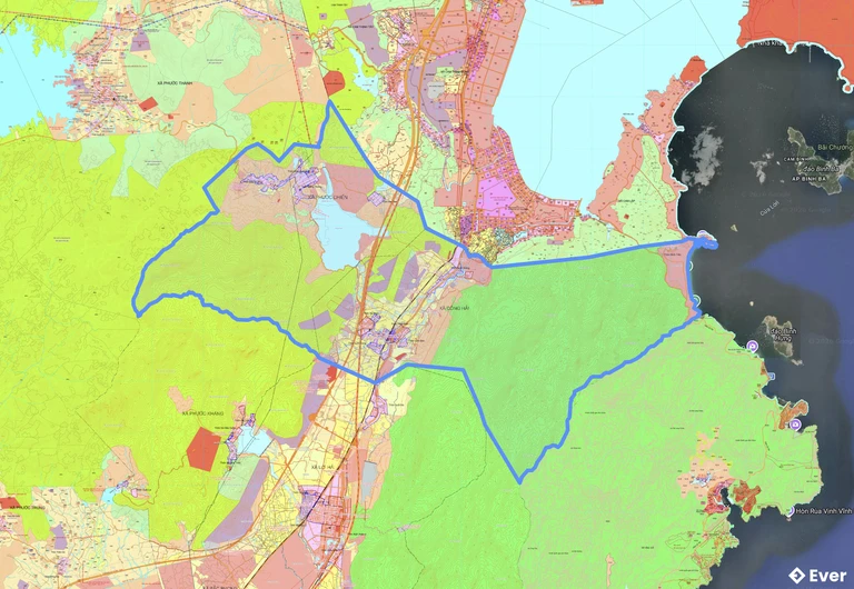 Bản đồ quy hoạch xã Công Hải