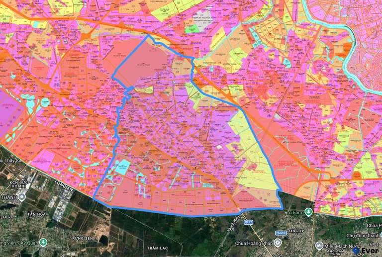 Bản đồ quy hoạch xã Củ Chi