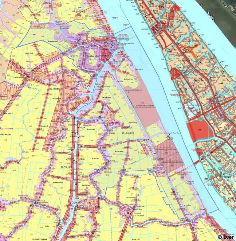 Bản đồ quy hoạch xã Đại Ngãi