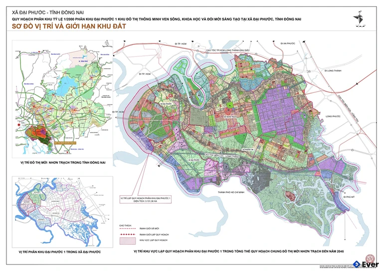 Bản đồ quy hoạch xã Đại Phước