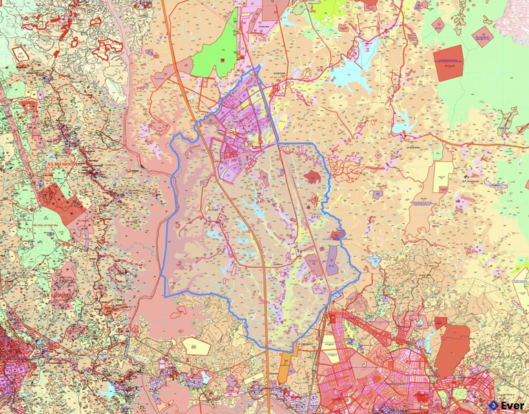 Bản đồ quy hoạch xã Đăk Hà