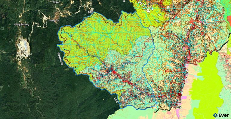 Bản đồ quy hoạch xã Đăk Long