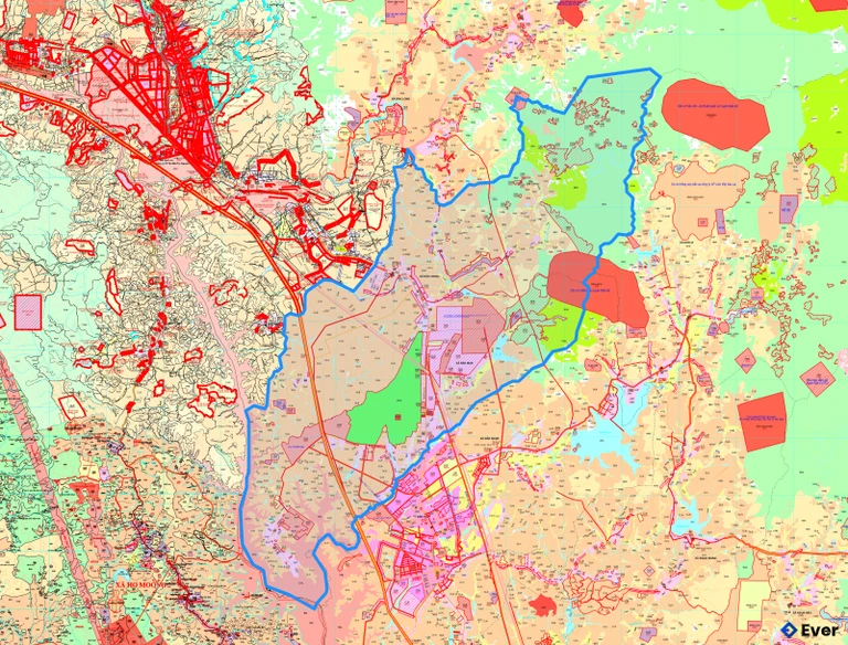 Bản đồ quy hoạch xã Đăk Mar