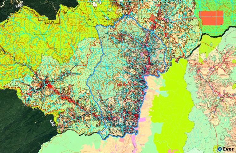 Bản đồ quy hoạch xã Đăk Môn