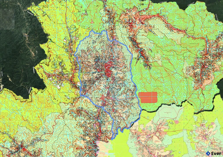 Bản đồ quy hoạch xã Đăk Pék