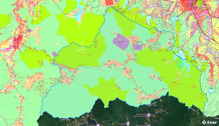 Bản đồ quy hoạch xã Đặng Thùy Trâm