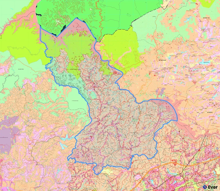 Bản đồ quy hoạch xã Đinh Trang Thượng