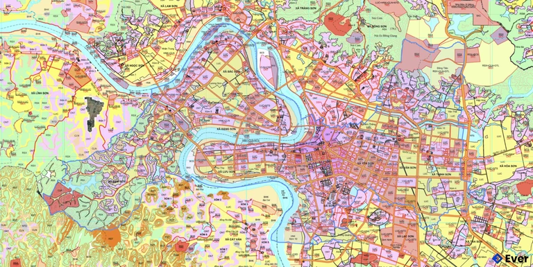 Bản đồ quy hoạch xã Đô Lương