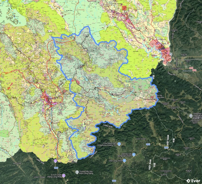 Bản đồ quy hoạch xã Đức Long