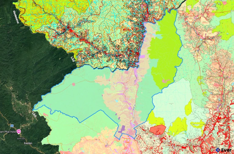 Bản đồ quy hoạch xã Dục Nông