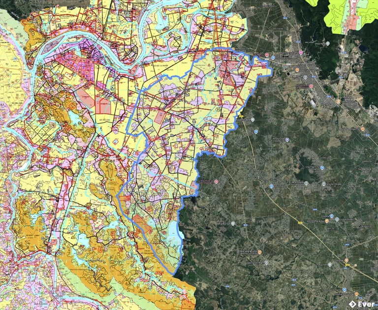 Bản đồ quy hoạch xã Đức Thịnh