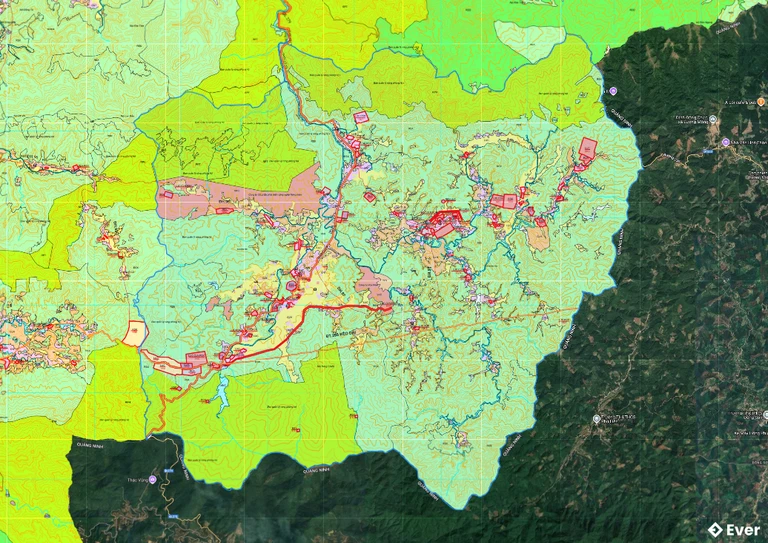 Bản đồ quy hoạch xã Dương Hưu