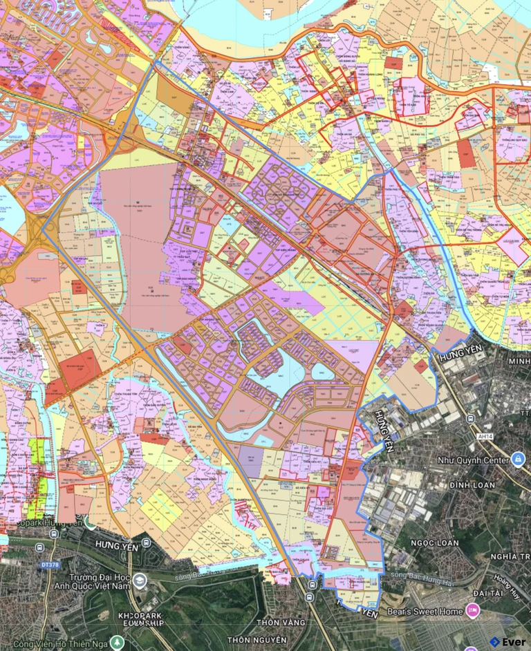 Bản đồ quy hoạch xã Gia Lâm