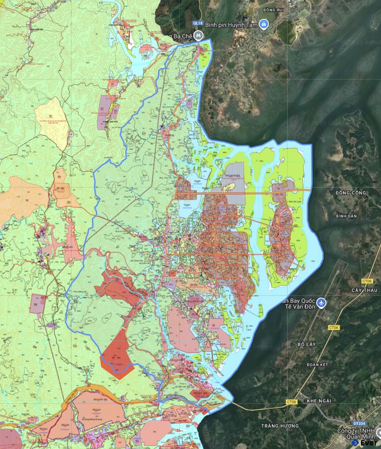Bản đồ quy hoạch xã Hải Hòa