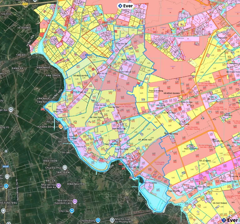 Bản đồ quy hoạch xã Hải Hưng, Hải Phòng sau sáp nhập