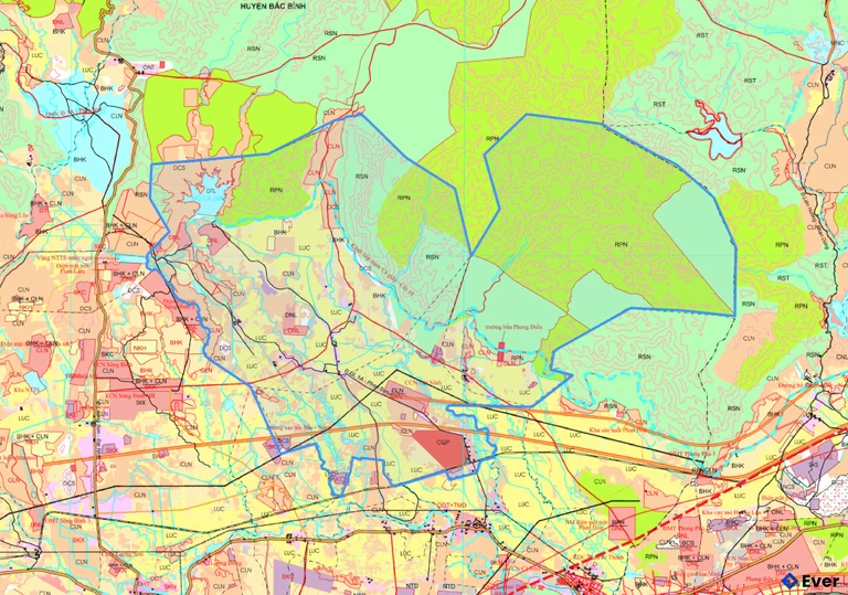 Bản đồ quy hoạch xã Hải Ninh