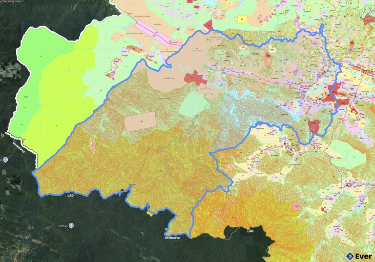 Bản đồ quy hoạch xã Hạnh Lâm