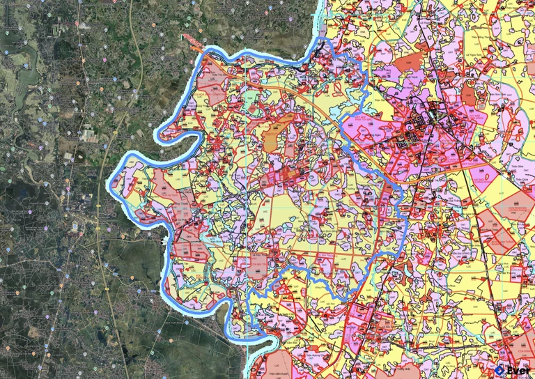 Bản đồ quy hoạch xã Hợp Thịnh