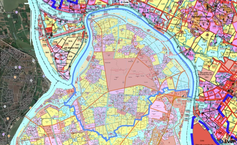 Bản đồ quy hoạch xã Hợp Tiến, Hải Phòng sau sáp nhập