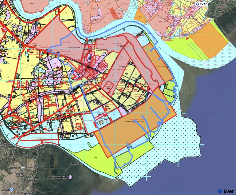 Bản đồ quy hoạch xã Hùng Thắng, Hải Phòng sau sáp nhập