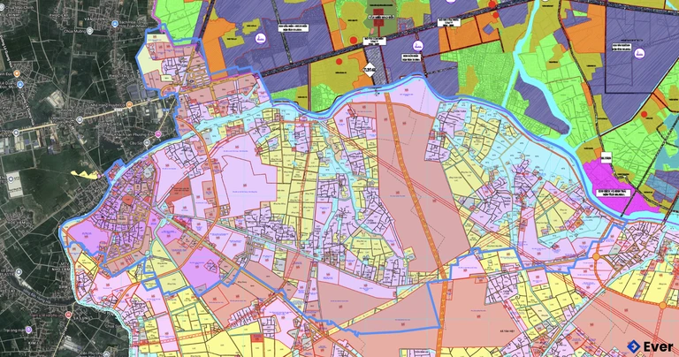 Bản đồ quy hoạch xã Kẻ Sặt