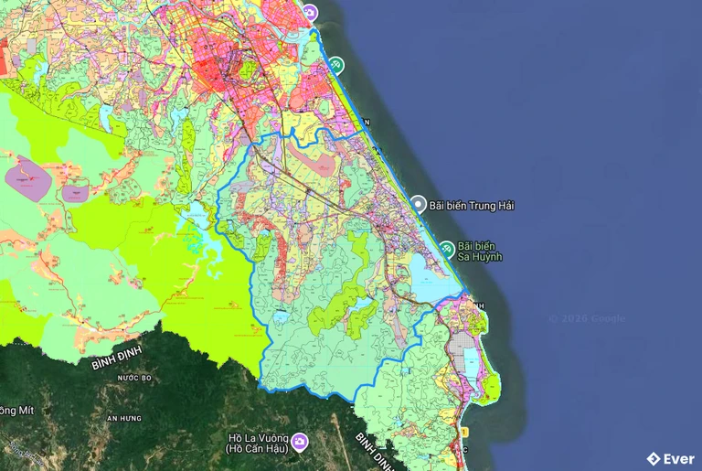 Bản đồ quy hoạch xã Khánh Cường