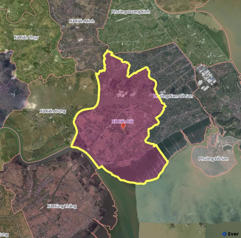 Bản đồ quy hoạch xã Kiến Hải