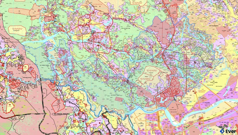 Bản đồ quy hoạch xã Kiên Thọ