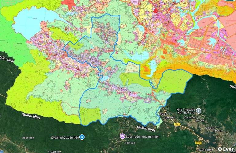 Bản đồ quy hoạch xã Kỳ Lạc