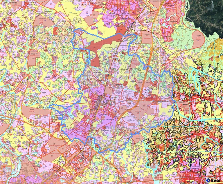 Bản đồ quy hoạch xã Lạng Giang