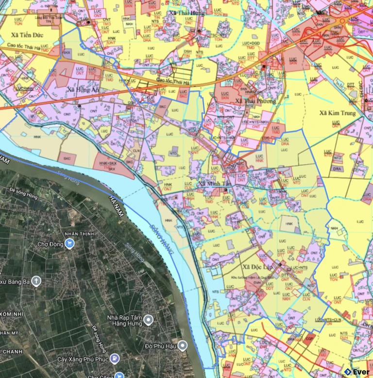 Bản đồ quy hoạch xã Lê Quý Đôn