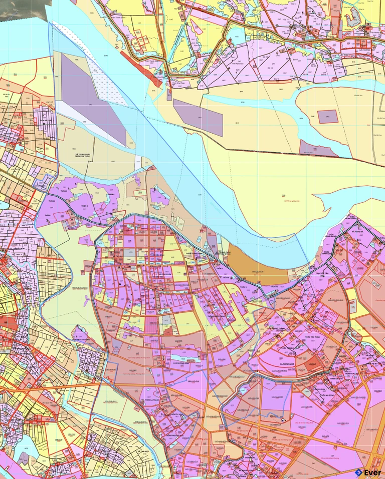 Bản đồ quy hoạch xã Liên Minh