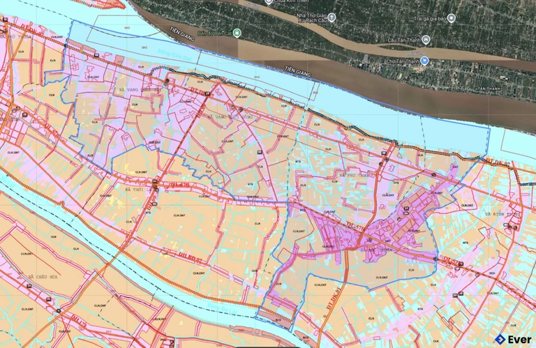 Bản đồ quy hoạch xã Lộc Thuận