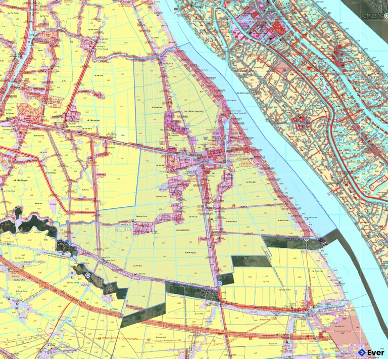 Bản đồ quy hoạch xã Long Phú