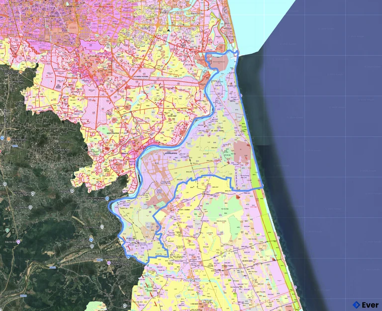 Bản đồ quy hoạch xã Long Phụng